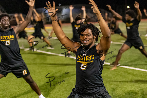 GCCC Football Yoga on the Field with Destiny Owen 0047