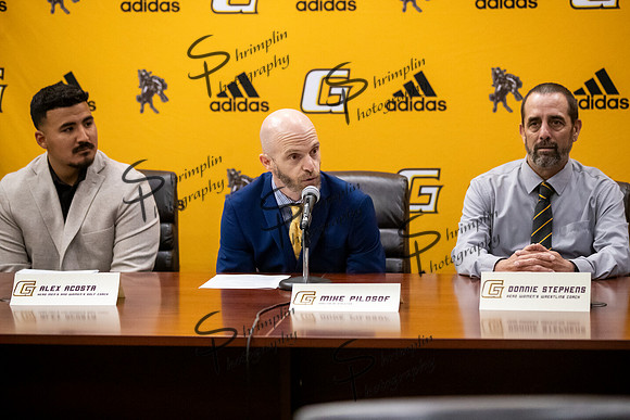 Alex Acosta and Donnie Stephens Introductory Press Conference 0016