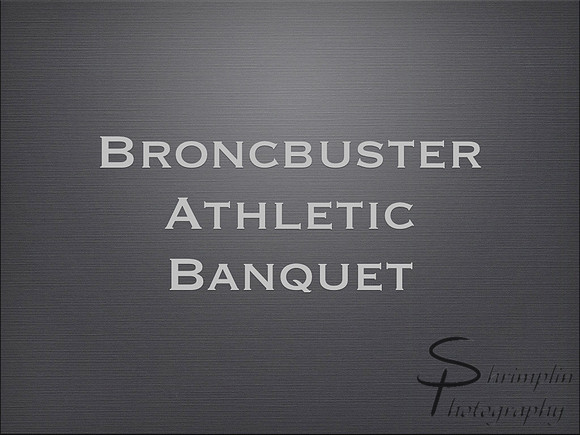 Cover Art (Broncbuster Athletic Banquet)